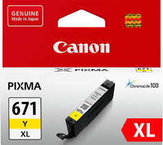 CLI-671XLY Canon Hi Capacity Yellow Ink