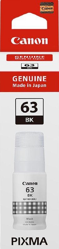 Genuine Canon GI-63BK Black MegaTank Ink Bottle