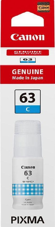 Gt63 Ink Genuine Canon GI-63C Cyan MegaTank Ink Bottle