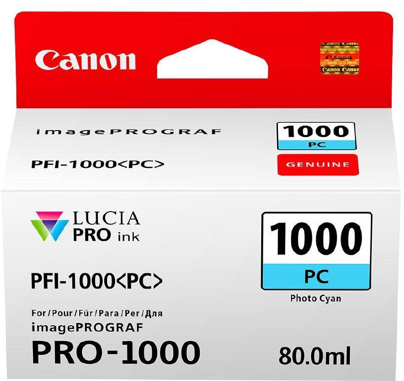 PFI-1000PC Canon Photo Cyan Ink Tank