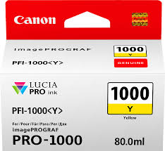 PFI-1000Y Canon Yellow Ink Tank