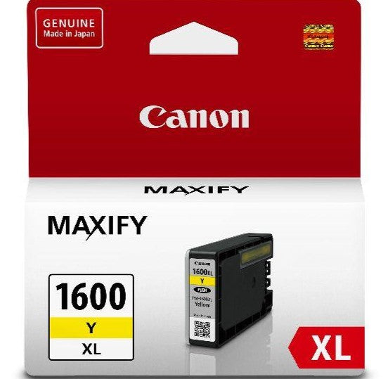 PGI1600XLY Canon Hi Capacity Yellow Ink