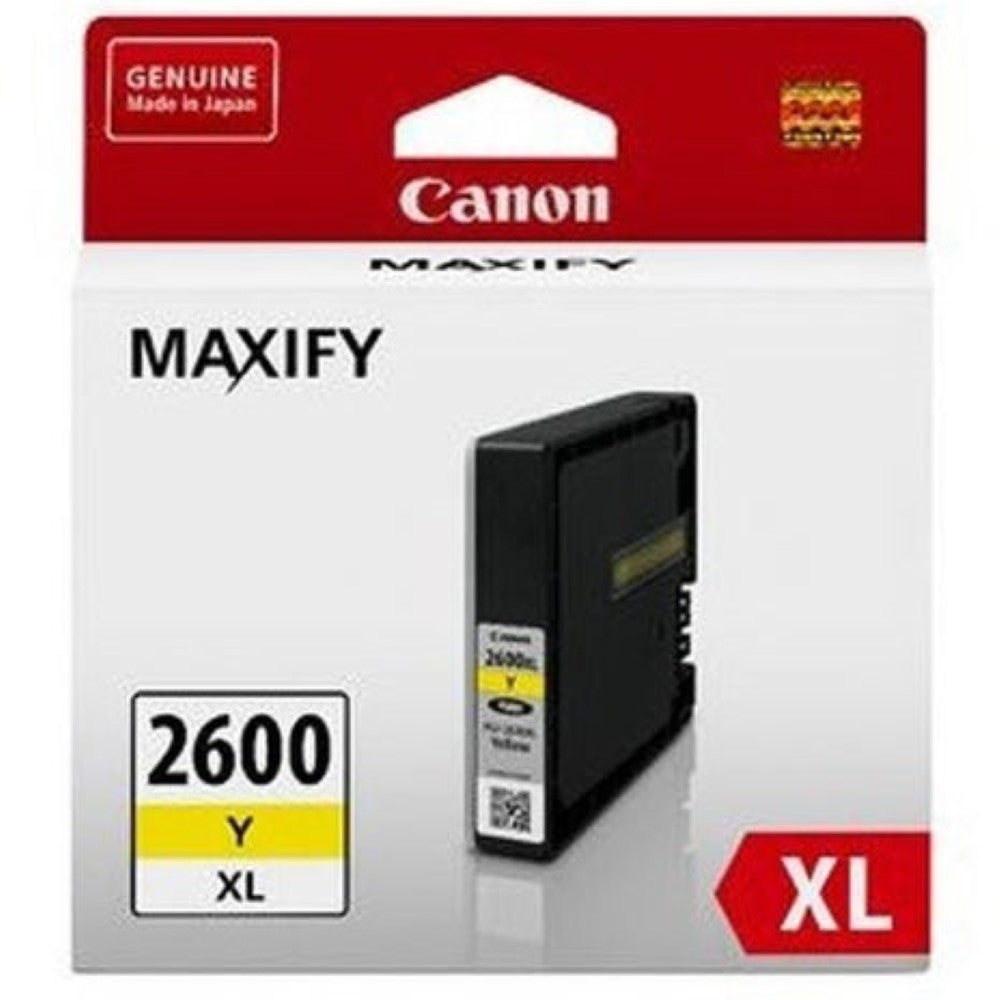 PGI2600XLY Canon Hi Capacity Yellow Ink