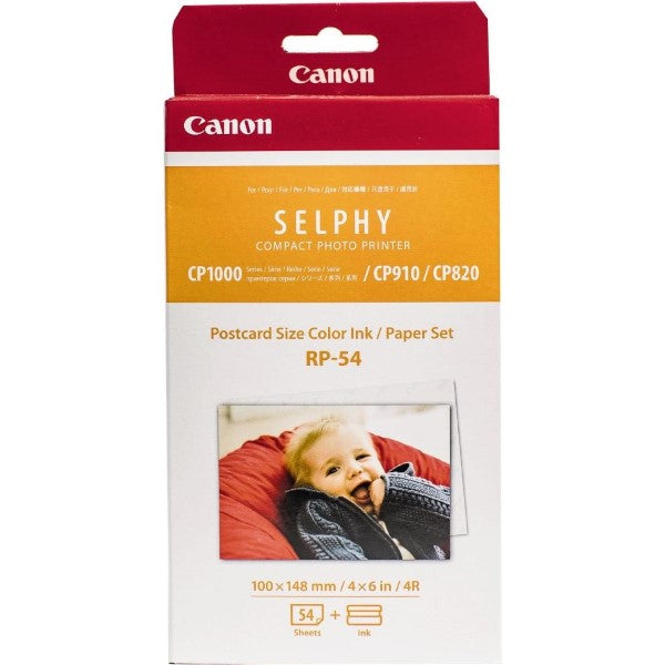 RP-54 Canon Cartridge and Photo Paper 54 sheets