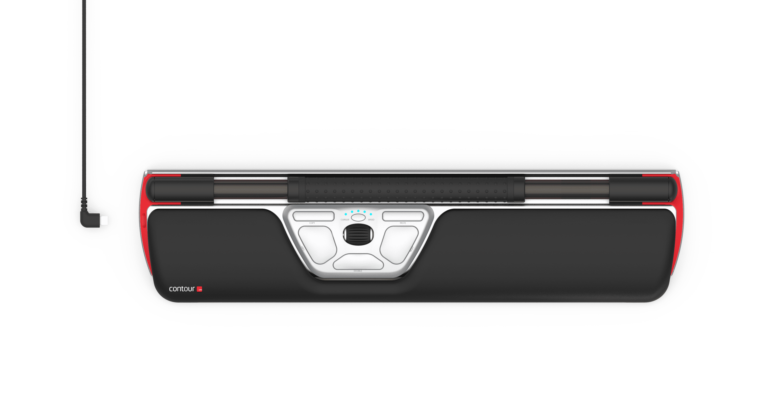 Contour Roller Mouse Red