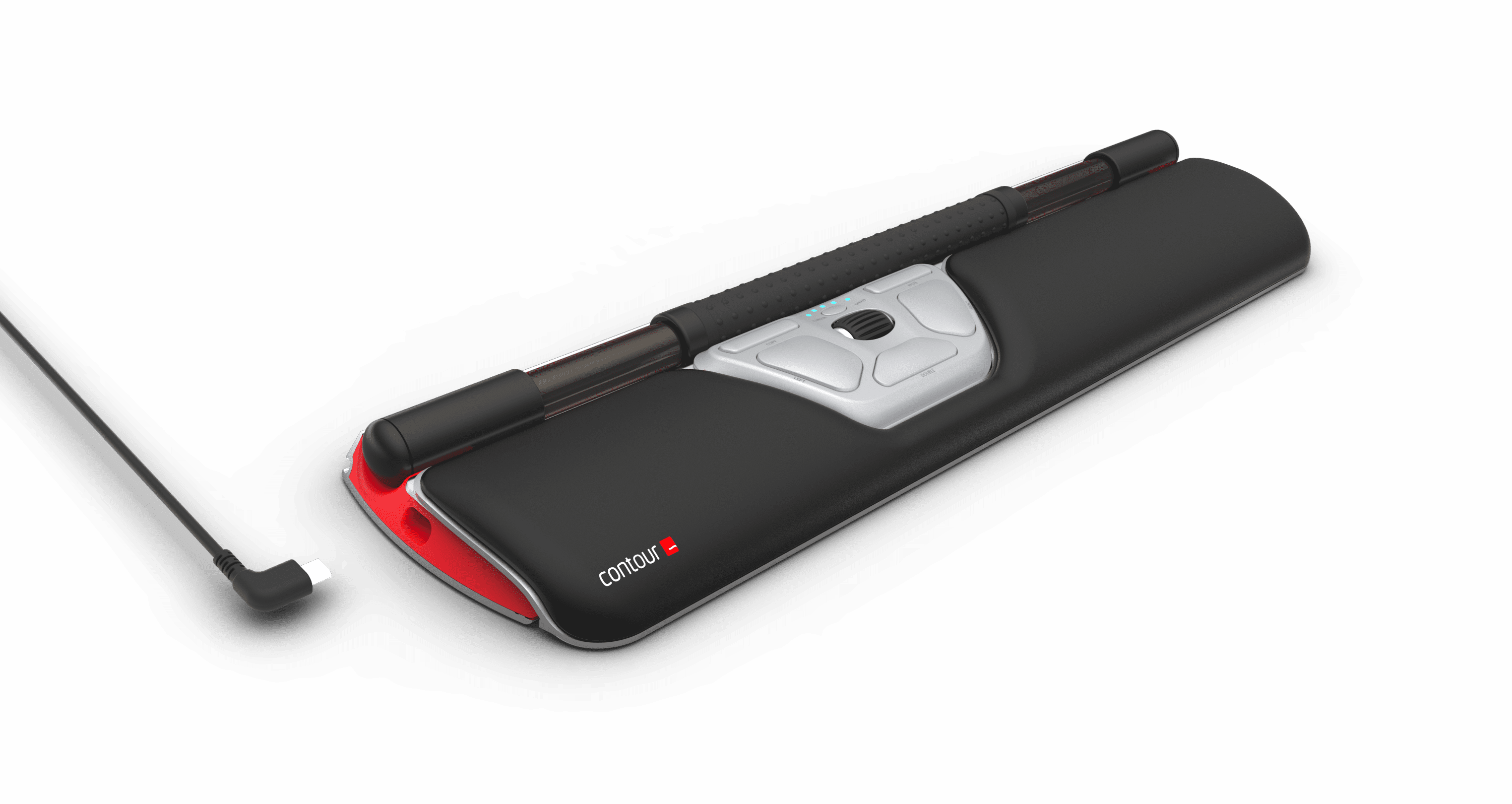 Contour Roller Mouse Red