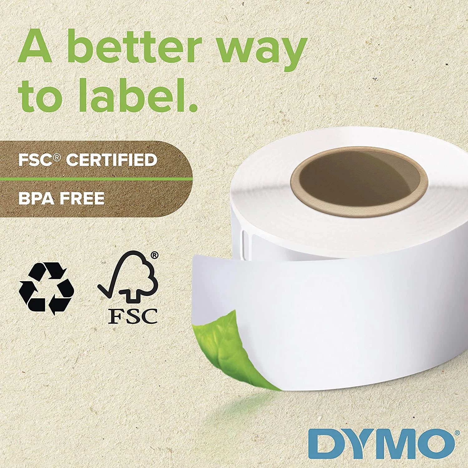 1976411 Dymo LW 25mm x 54mm 160 Labels per Roll