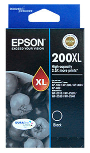 Genuine 200XL Epson High Capacity Black Ink Cartridge