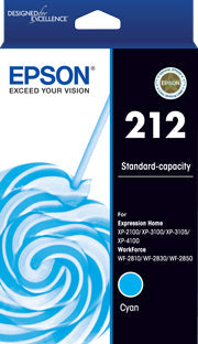 212 Epson Std Capacity Cyan Ink Cartridge