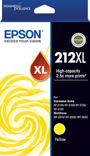 212XL Epson High Capacity Yellow Ink Cartridge