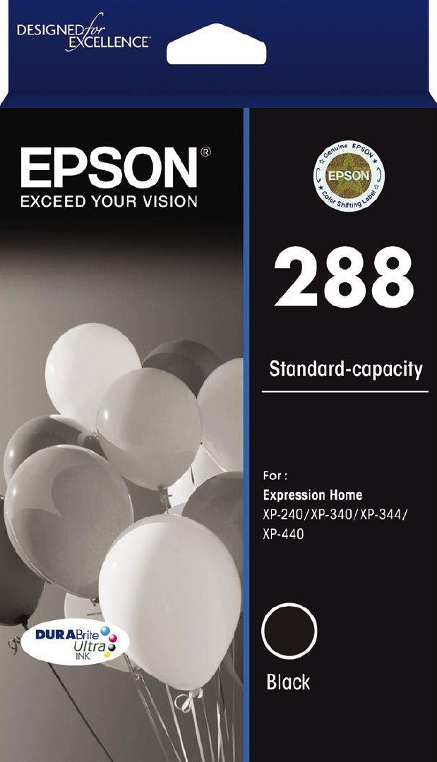 288 Epson Std Capacity Black Ink Cartridge