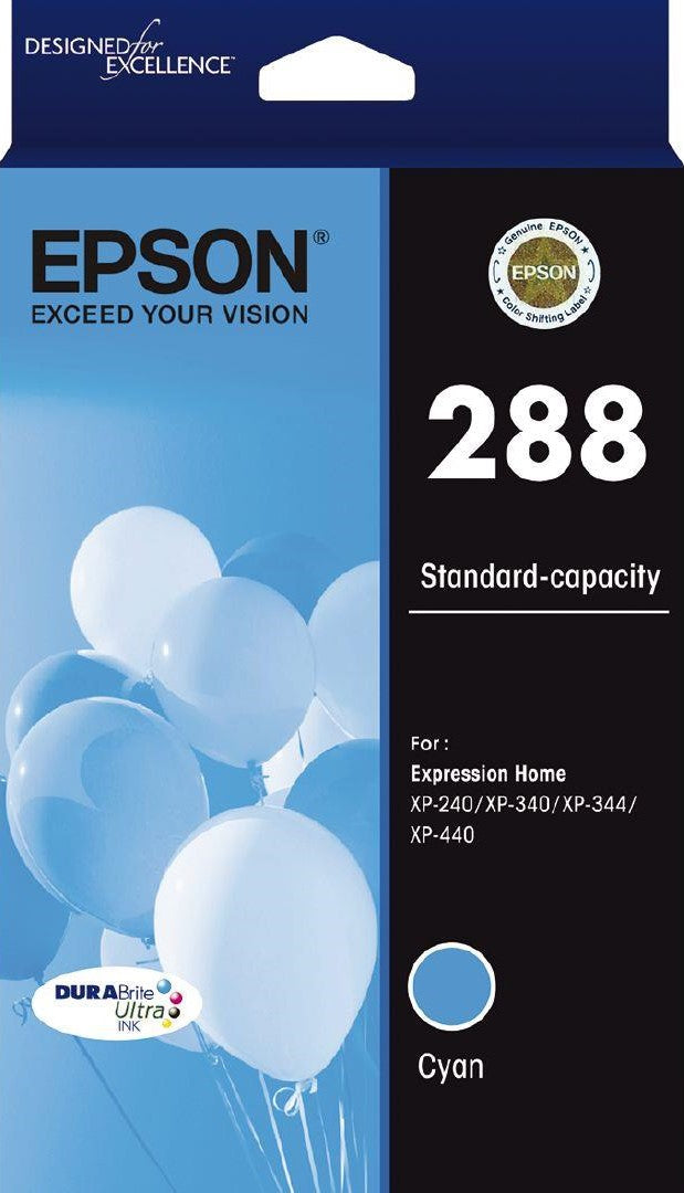 288 Epson Std Capacity Cyan Ink Cartridge
