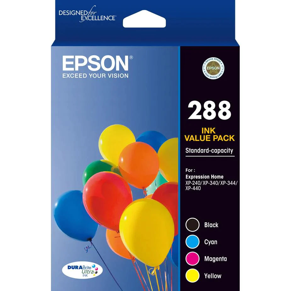 288 Epson Std Capacity Ink Cartridge Value Pack