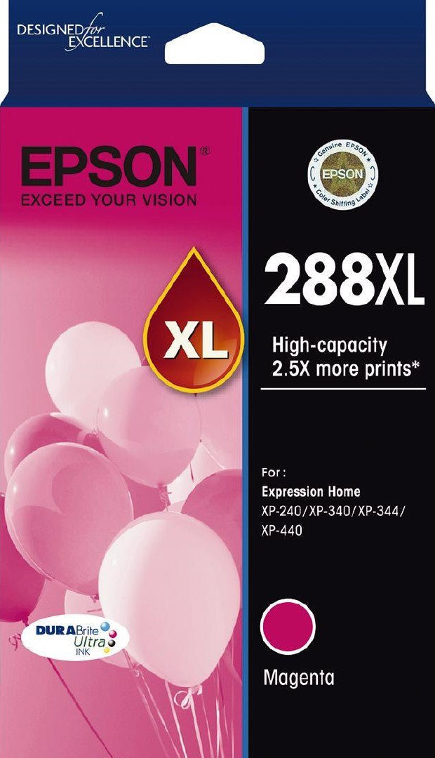 288XL Epson High Capacity Magenta Ink Cartridge