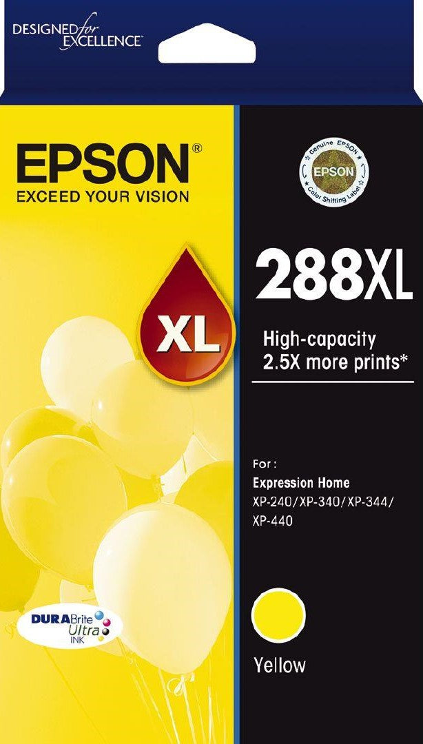 288XL Epson High Capacity Yellow Ink Cartridge