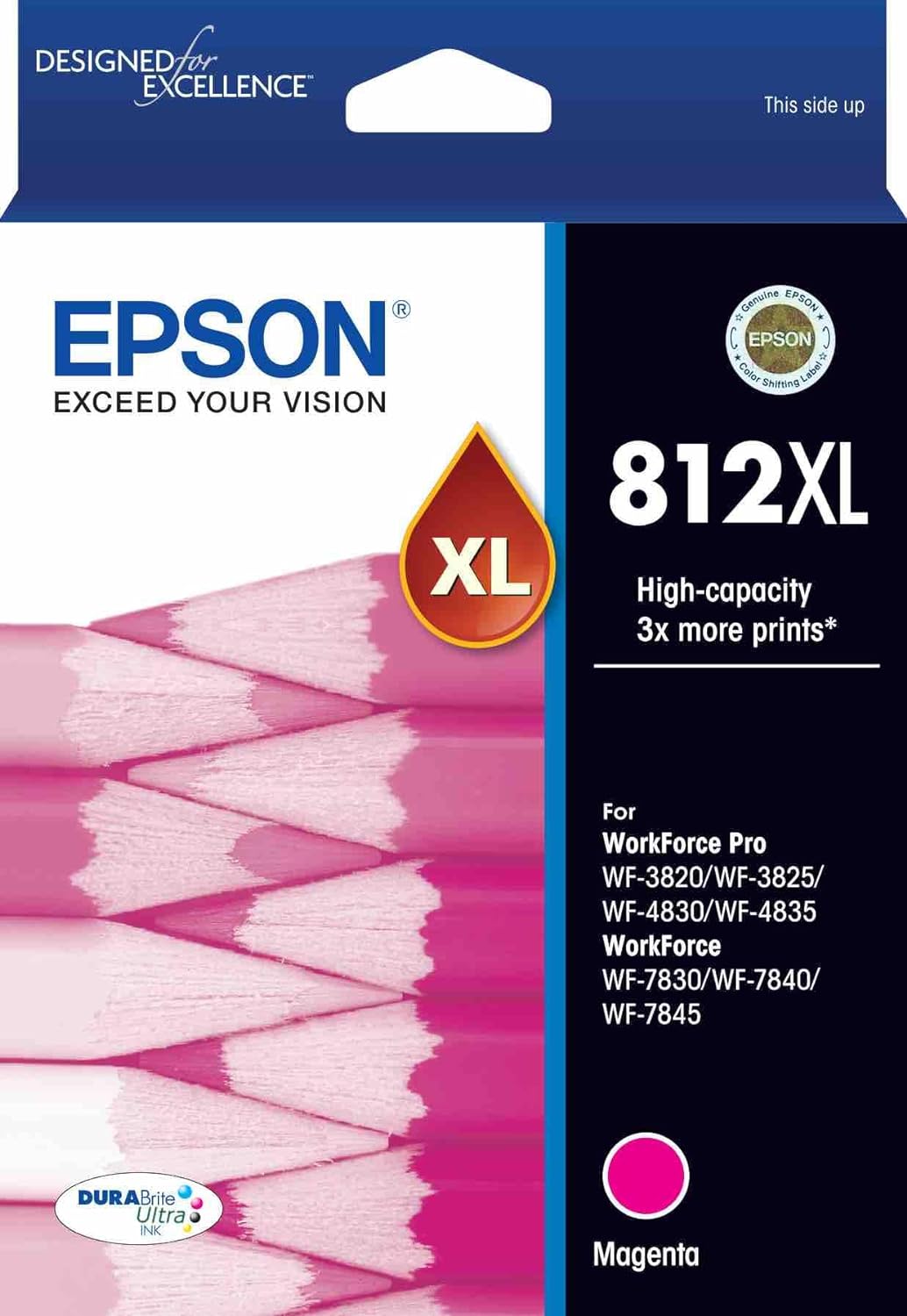 812XL Epson High Capacity Magenta Ink Cartridge