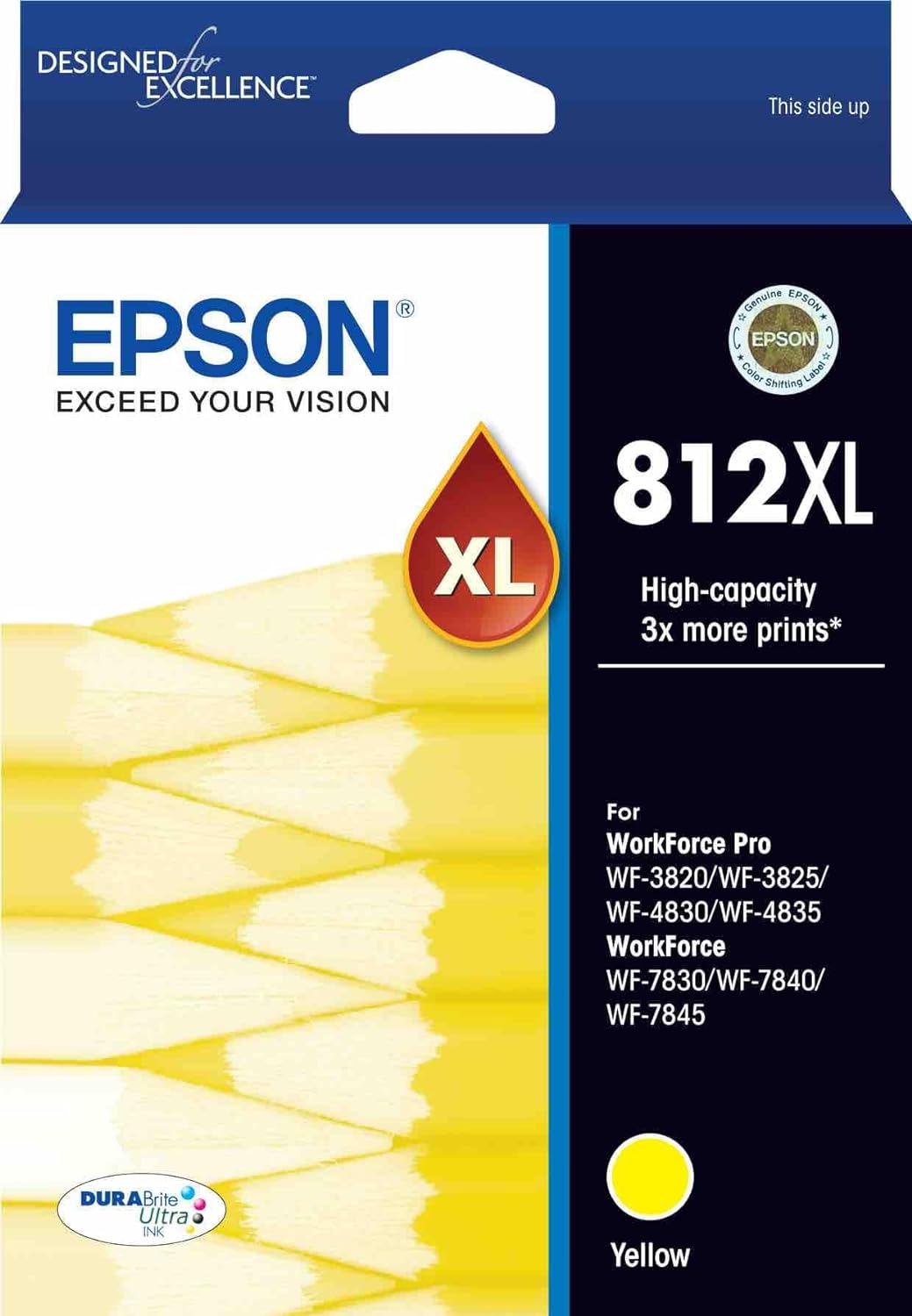 812XL Epson High Capacity Yellow Ink Cartridge