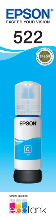Epson T522 - Cyan Ink Bottle