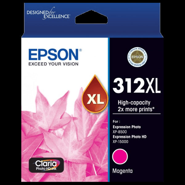 Epson 312XL High Capacity Magenta Ink Cartridge