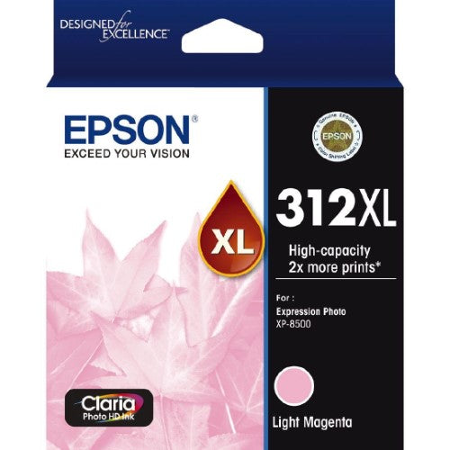 Epson 312XL High Capacity Light Magenta Ink Cartridge