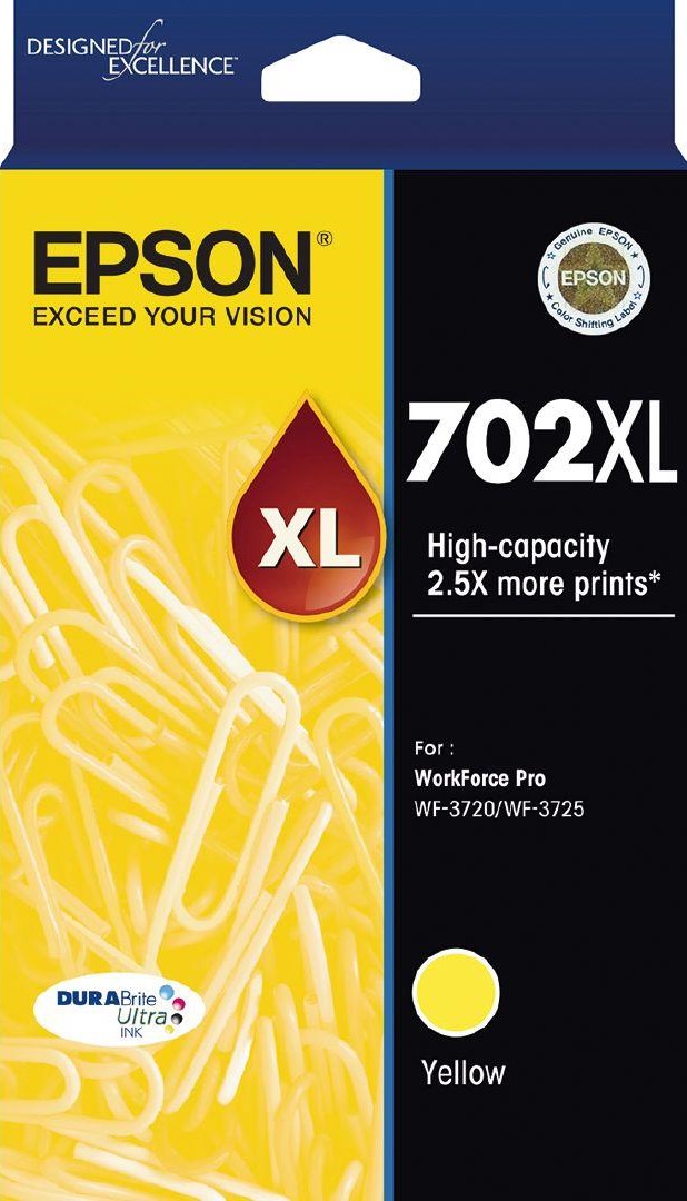 Epson 702XL High Capacity Yellow Ink Cartridge
