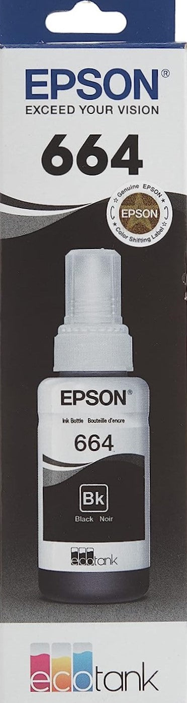 Epson T664 - Black ink bottle