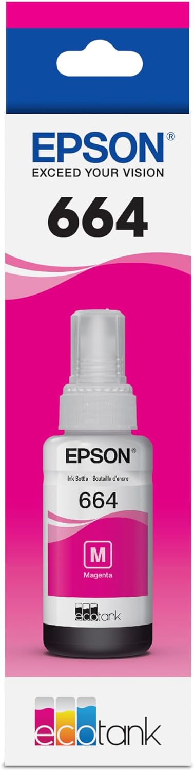 Epson T664 - Magenta ink bottle