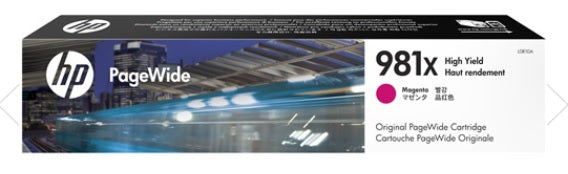 Genuine 981X HP High Yield Magenta Toner (L0R10A)