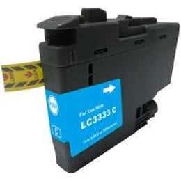 LC3333C Compatible High Yield Cyan Ink for Brother