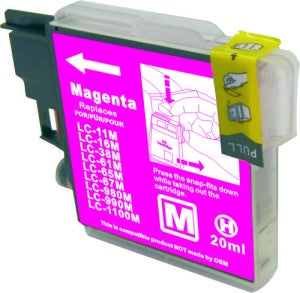 LC67M / LC38M Compatible Magenta Cartridge for Brother