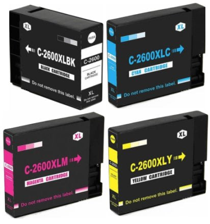 PGI2600XL Compatible XL Set - 4 Cartridges for Canon