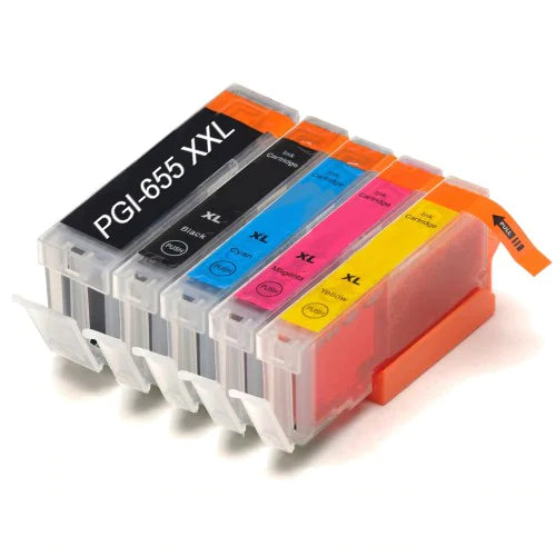 PGI-655XXL / CLI-651XL Compatible Canon Set - 5 Cartridges