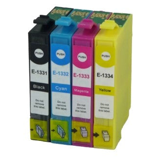 133 Compatible Cartridge Set of 4 (Bk/C/M/Y) for Epson