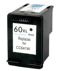 60XL Compatible High Capacity Black Cartridge for HP
