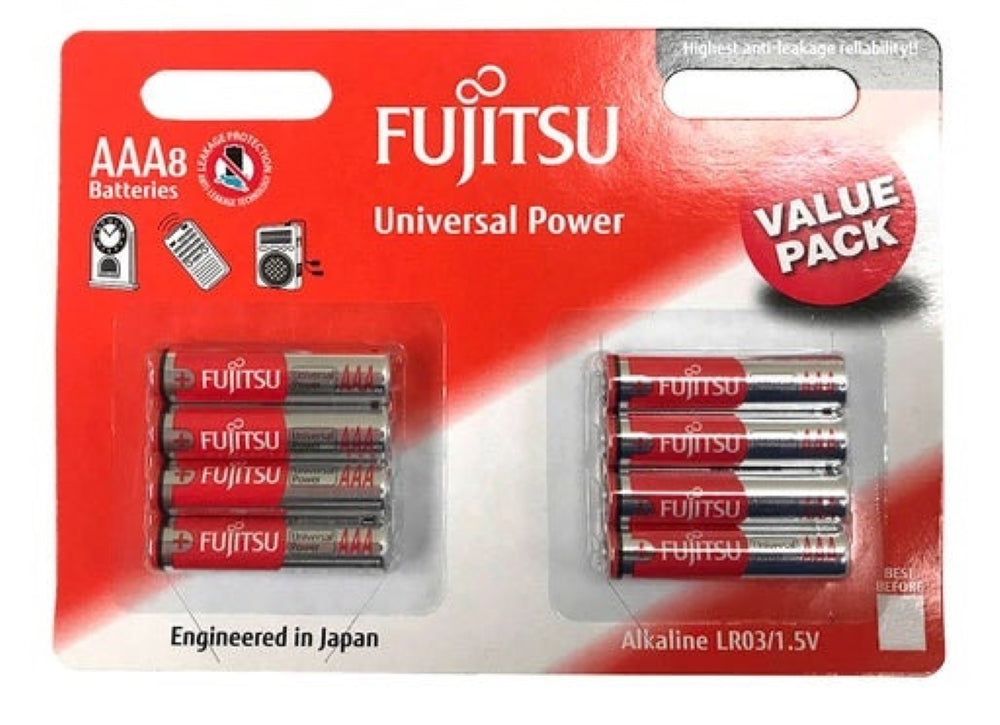 Alkaline AAA Batteries 8 pack