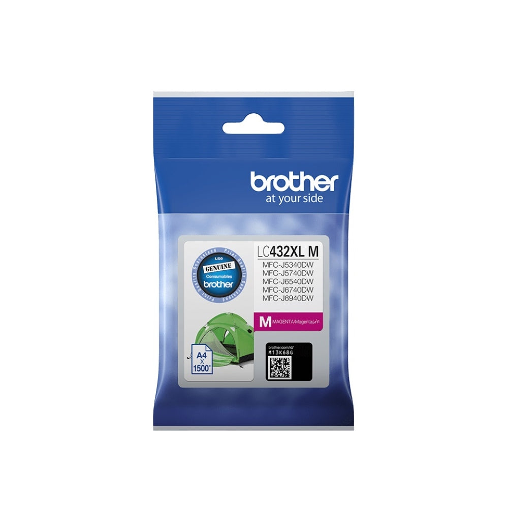 LC432XLM Brother Magenta High Yield Ink Cartridge