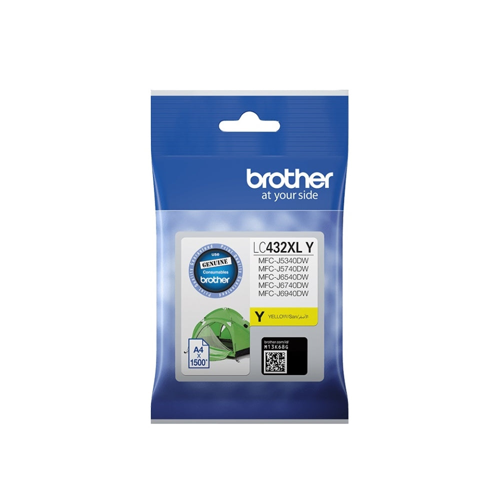 LC432XLY Brother Yellow High Yield Ink Cartridge
