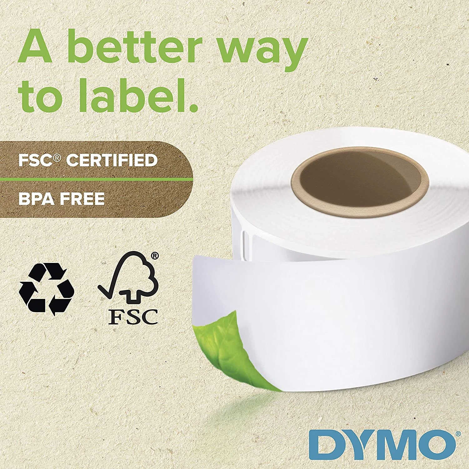 S0722370 Dymo LW 28mm x 89mm 130 Roll - 2 Pack (99010)