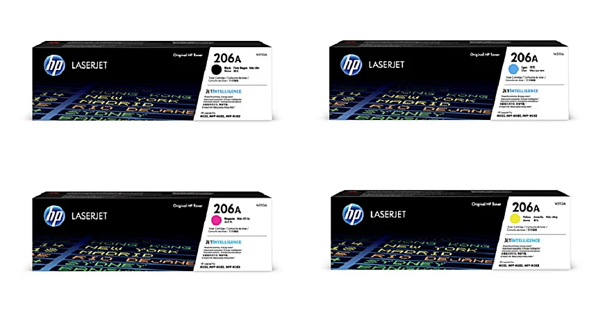 206A HP Standard Toner Set of 4 (W2110/1/2/3A)