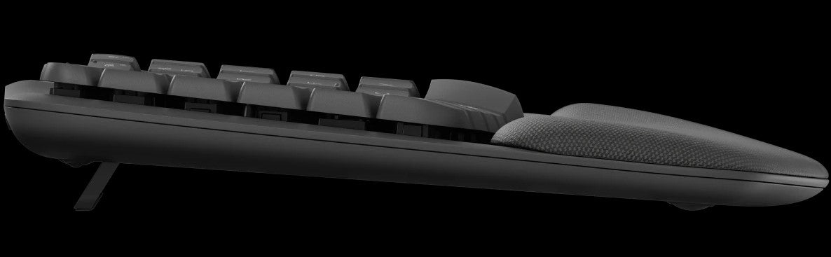 Logitech K380 Wave Keys Wireless Ergonomic Keyboard - Graphite