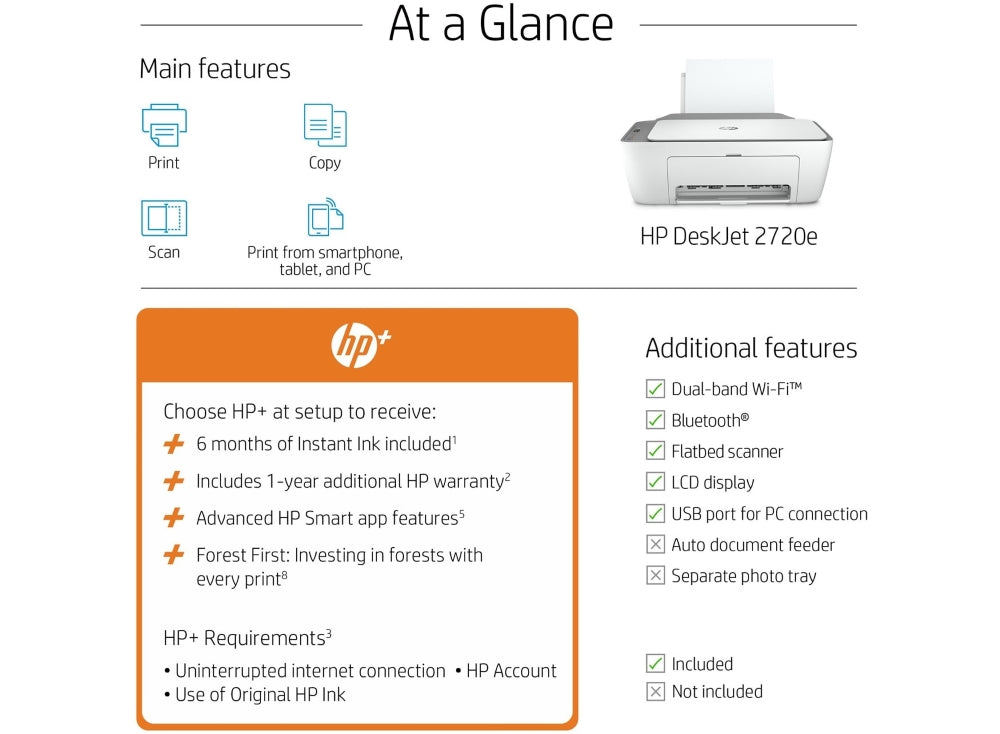 HP DeskJet 2720e All-in-One Printer
