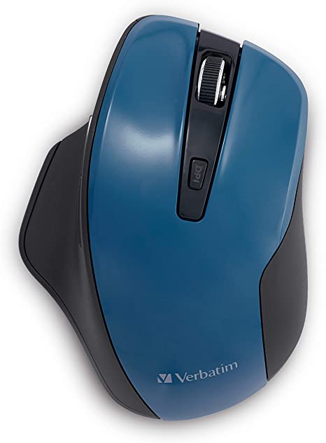 Verbatim Ergonomic Wireless Mouse - Teal