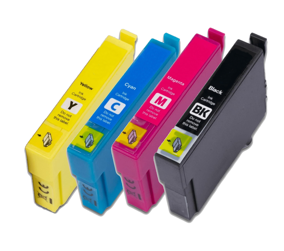 TechWarehouse 604XL Compatible Cartridge Set of 4 (BK/C/M/Y) for Epson Compatible for Brother