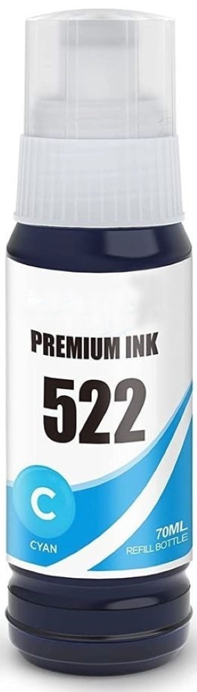 T522 - Compatible Cyan Ink Bottle for Epson