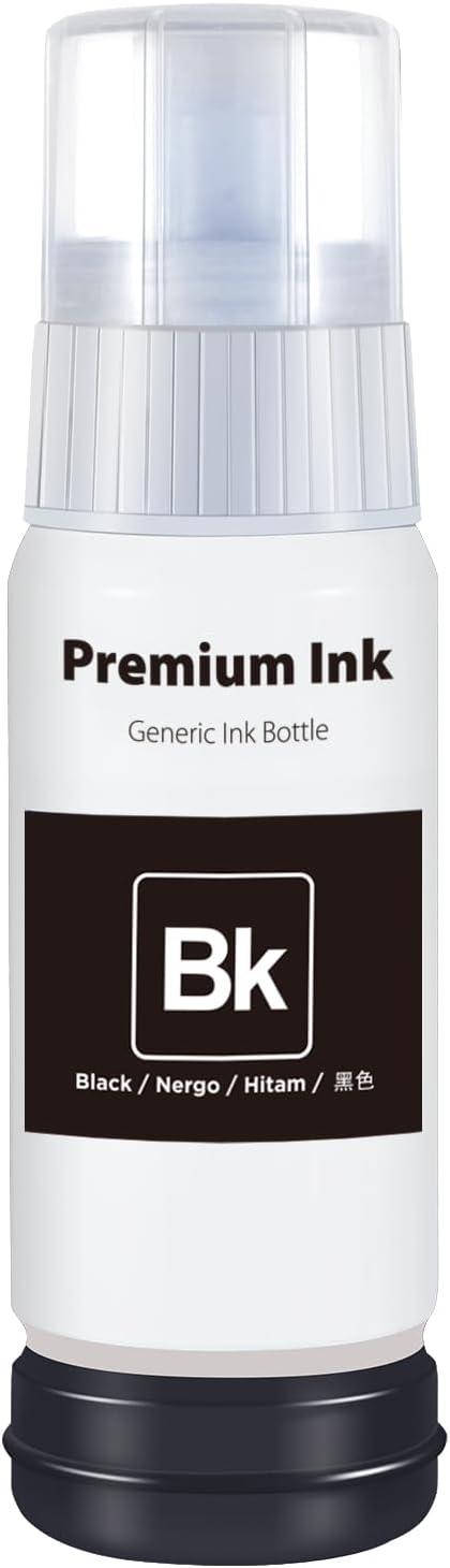 T552 Compatible Black Pigment Ink bottle for Epson