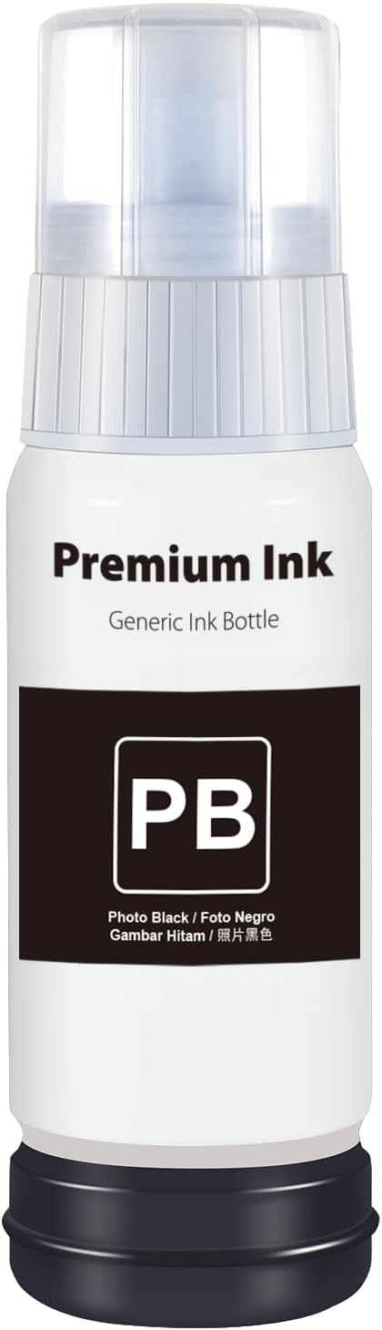 T552 Compatible Photo Black Ink bottle for Epson