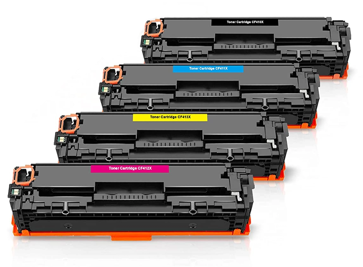 202X Compatible HP High Yield Toner Set of 4 (CF500X - CF503X)